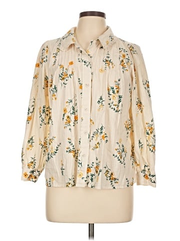 LC Lauren Conrad 3/4 Sleeve Blouse (view 1)