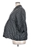 Isabel Maternity 100% Modal Houndstooth Black 3/4 Sleeve Button-Down Shirt Size XXL Maternity - photo 5