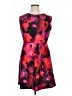 Studio One Print Red Cocktail Dress Size 16 (petite) - photo 1