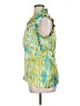 Agora 100% Polyester Green Short Sleeve Blouse Size XL - photo 5