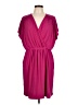 Collective Concepts Solid Pink Cocktail Dress Size L - photo 1