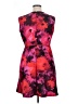 Studio One Print Red Cocktail Dress Size 16 (petite) - photo 2