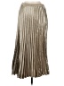 T Tahari Metallic Silver Formal Skirt Size 6 - photo 2