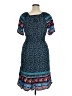 Kindred 100% Rayon Paisley Blue Casual Dress Size XL - photo 2