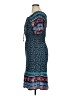 Kindred 100% Rayon Paisley Blue Casual Dress Size XL - photo 5