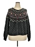 Old Navy Hearts Gray Pullover Sweater Size XXL - photo 1
