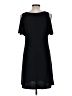 MSK Solid Black Casual Dress Size M - photo 2