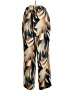 Shein 100% Polyester Animal Print Gold Casual Pants Size 12 - photo 2