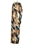 Shein 100% Polyester Animal Print Gold Casual Pants Size 12 - photo 5
