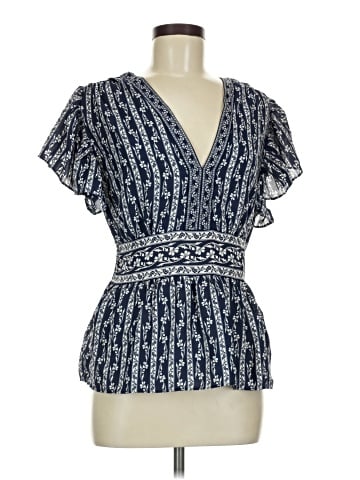 Max Studio Short Sleeve Blouse (view 1)