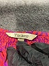 Tucker Animal Print Red 3/4 Sleeve Silk Top Size P (petite) - photo 7