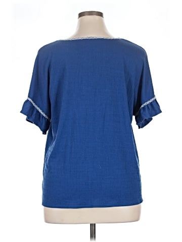 Max Studio Short Sleeve Blouse (view 2)