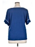 Max Studio Blue Short Sleeve Blouse Size 1X - photo 2