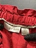 Kenar 100% Linen Solid Red Board Shorts Size 8 - photo 3