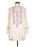 Nurture 100% Rayon Ivory 3/4 Sleeve Blouse Size L - photo 1