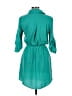 Bebop 100% Polyester Teal Casual Dress Size L - photo 2