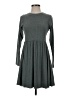 Mi ami Solid Gray Casual Dress Size S - photo 1