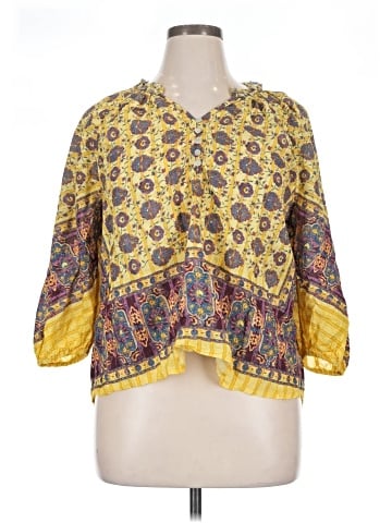 Sundance 3/4 Sleeve Blouse (view 1)