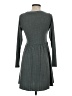 Mi ami Solid Gray Casual Dress Size S - photo 2