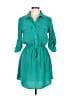 Bebop 100% Polyester Teal Casual Dress Size L - photo 1