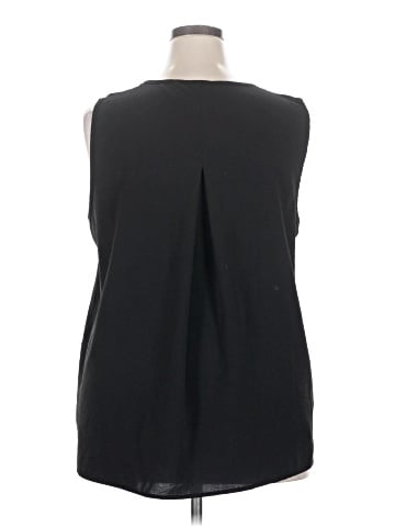 Cotton Bleu Sleeveless T-Shirt (view 2)