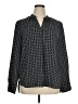 Lord & Taylor 100% Polyester Black Long Sleeve Blouse Size XL - photo 1