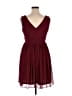 Ever Pretty 100% Polyester Solid Burgundy Cocktail Dress Size 2X - photo 2