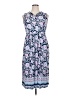 Talbots Paisley Blue Casual Dress Size 16 Petite - photo 1