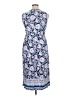 Talbots Paisley Blue Casual Dress Size 16 Petite - photo 2