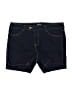 d.jeans Solid Blue Denim Shorts Size 14 - photo 1