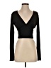 Ardene Black Long Sleeve Top Size S - photo 1
