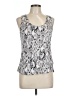 Sanctuary 100% Linen Silver Tank Top Size L - photo 1