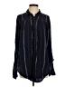 BDG 100% Rayon Stripes Black Long Sleeve Blouse Size M - photo 1
