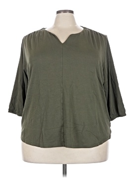 Lands' End 3/4 Sleeve Top