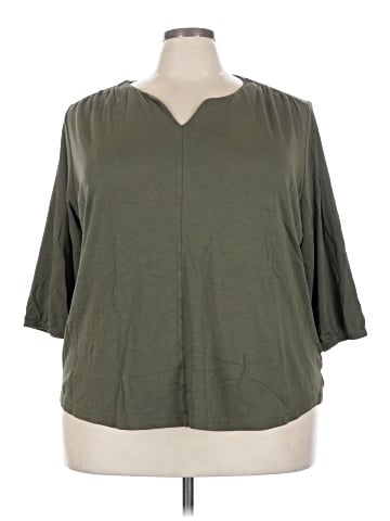 Lands' End 3/4 Sleeve Top (view 1)