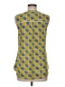 ModCloth 100% Rayon Yellow Sleeveless Blouse Size M - photo 2