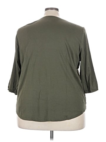 Lands' End 3/4 Sleeve Top (view 2)