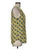ModCloth 100% Rayon Yellow Sleeveless Blouse Size M - photo 4