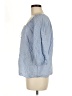 J.Crew Blue 3/4 Sleeve Blouse Size M - photo 5