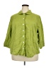 Junonia Green 3/4 Sleeve Button-Down Shirt Size 3X (estimated) - photo 1