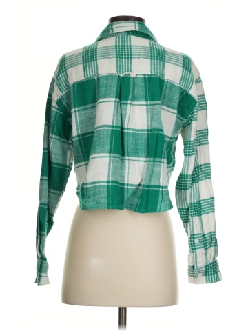 American Eagle Outfitters Long Sleeve Button-Down Shirt (view 2)