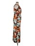 Connected Apparel Tropical Orange Cocktail Dress Size 14 - photo 4