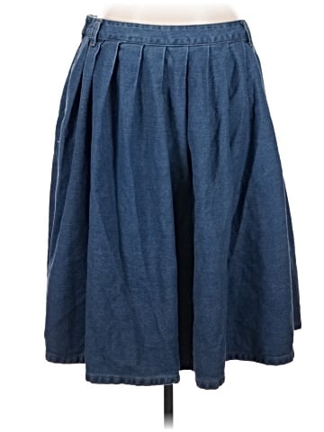 Cider Denim Skirt (view 1)