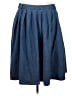 Cider Solid Blue Denim Skirt Size 1X - photo 1