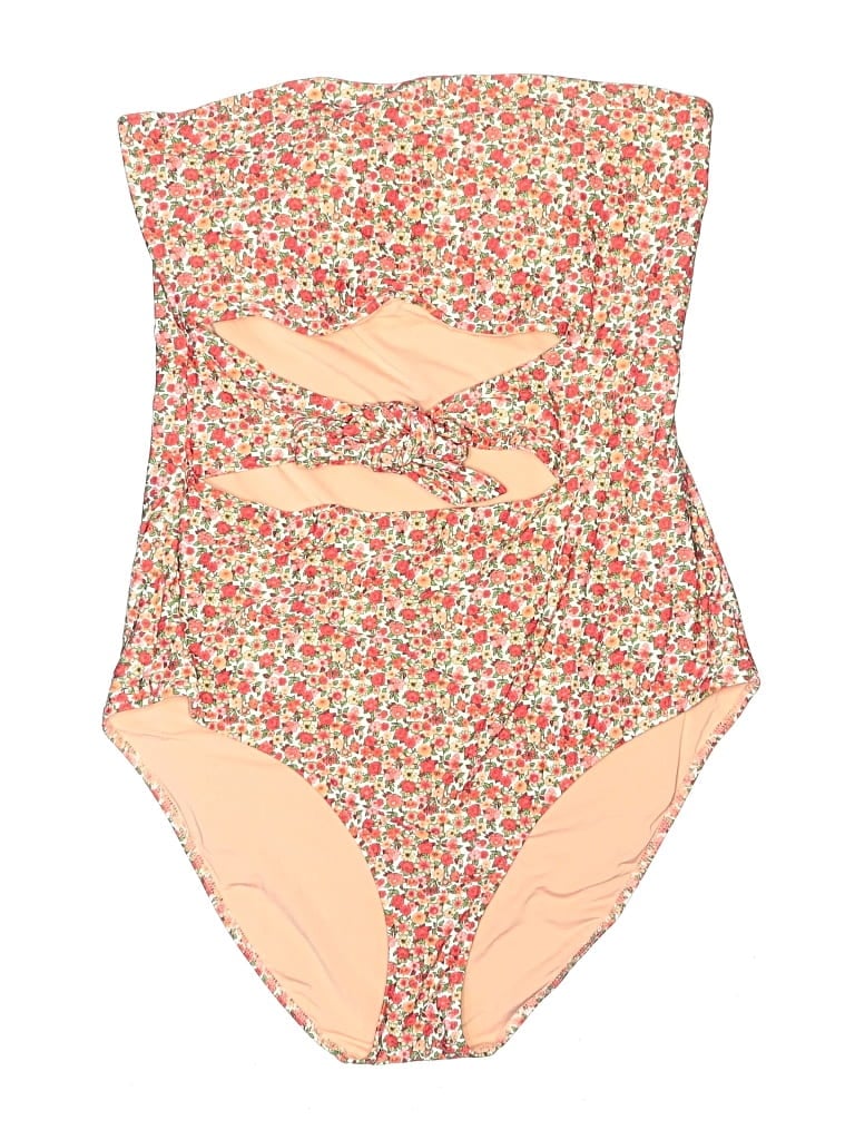 Pre-owned Aerie One Piece Swimsuit In Ivory