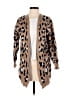 Dreamers Animal Print Tan Cardigan Size Med - Lg - photo 1
