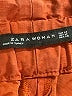 Zara Orange Linen Pants Size M - photo 7