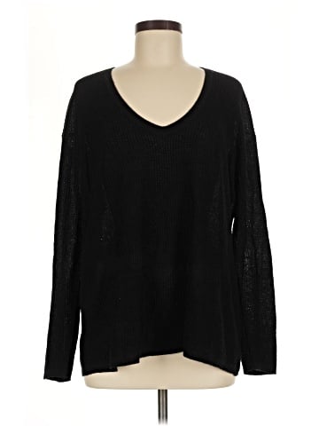Monrow Silk Pullover Sweater (view 1)