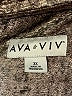 Ava & Viv Metallic Silver Casual Dress Size 3X - photo 6