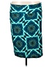 Lularoe Print Teal Casual Skirt Size XL - photo 1